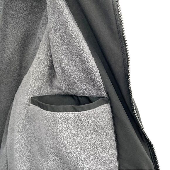 Nautica Black Soft Shell and Fleece Wind and Water Resistant Jacket Size M - Picture 7 of 10